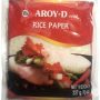 Papel de Arroz para Rolinho Primavera Aroy-D 227g