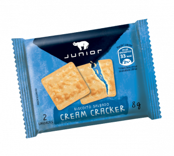 Biscoito salgado Cream Cracker Junior 8g