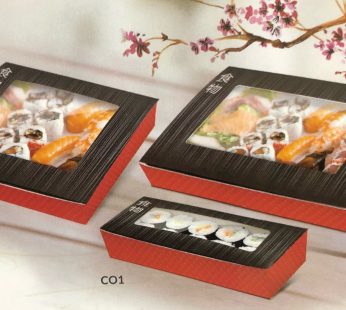 Embalagem para Sushi e Sashimi 100un